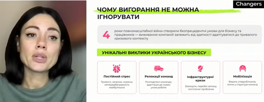 Фрагмент презентації про причини та ризики емоційного вигорання